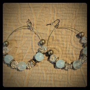 Hoop beaded Earrings